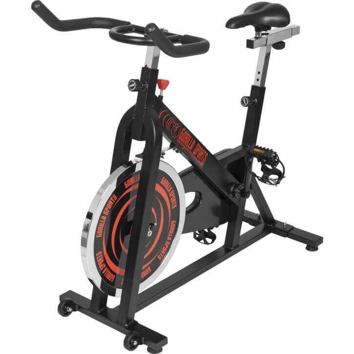 Gorilla Sports Spinningcykel Motionscykel F25x50