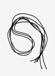 Rubber cord for pack D-ring (2 m)
