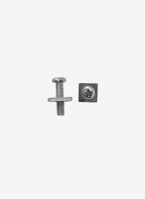 Screw and washer for standard US-box