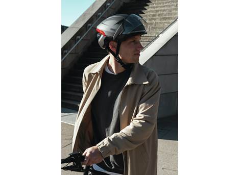 Helmet ABUS HYP-E BL.ACE volcano titan M