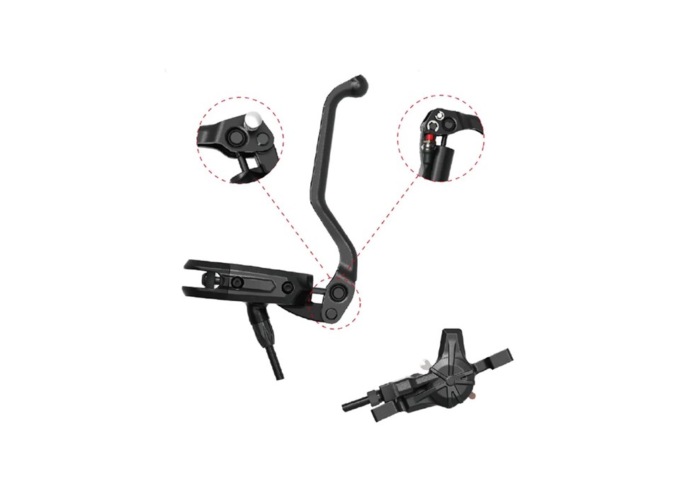 Rear hydraulic brake system Bengal without cut-off Delight (2.3 mm brake discs)