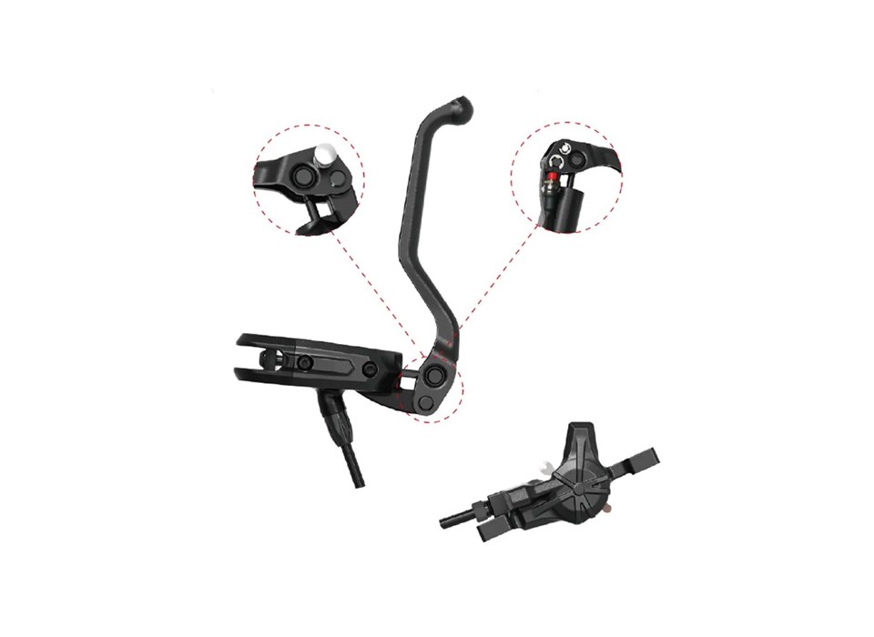 Rear hydraulic brake system Bengal with cut-off Flex (2.3 mm brake discs)