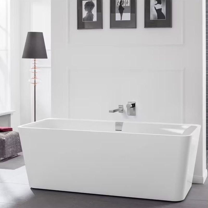 Badkar Villeroy & Boch Squaro Edge 12 med Multiplex Trio 1800 mm
