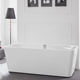 Badkar Villeroy & Boch Squaro Edge 12 med Multiplex Trio 1800 mm