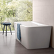 Badkar Villeroy & Boch Squaro Edge 12 med Multiplex Trio 1800 mm