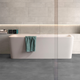 Badkar Villeroy & Boch Squaro Edge 12 med Multiplex Trio 1800 mm