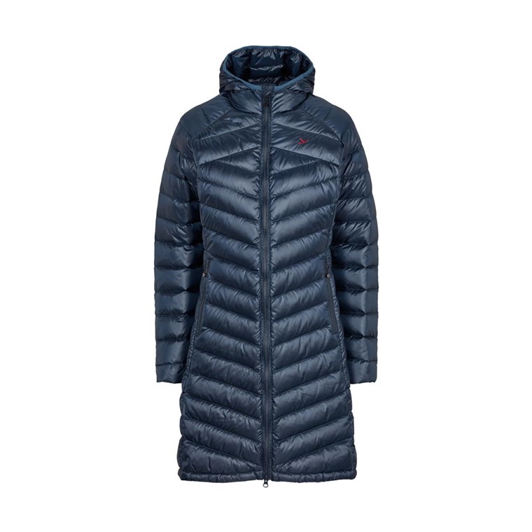 Nordisk Pearth Lightweight Down Coat Women Dress Blue