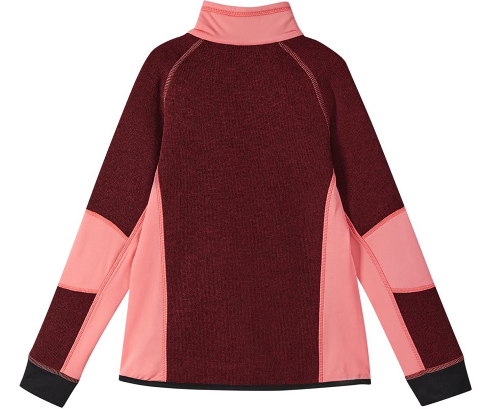 Reima Laskien Fleece Sweater Girls Jam Red