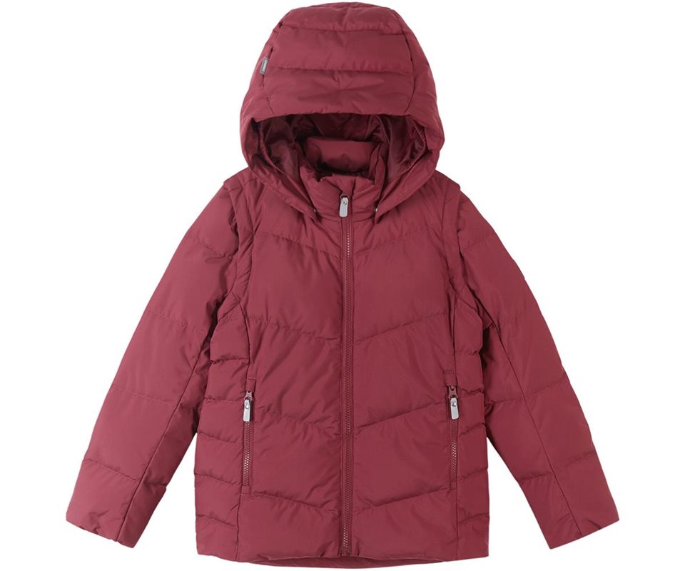 Reima Paahto Down Jacket Girls Jam Red