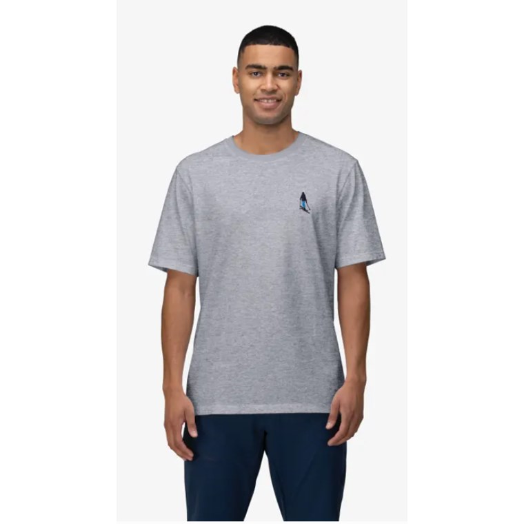 Norrøna /29 Cotton Activity Embroidery T-Shirt M Grey Melange