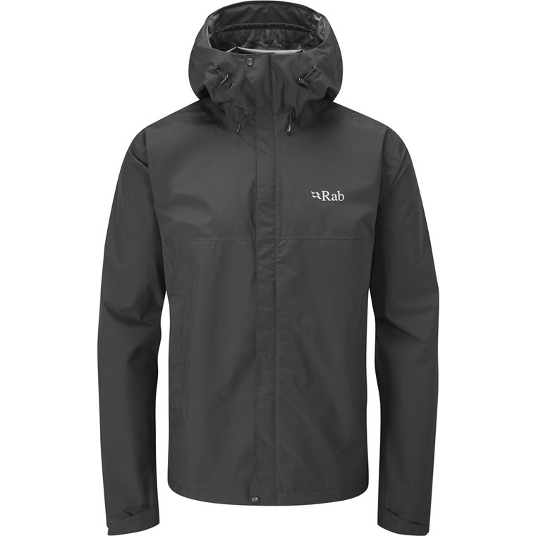 Rab Downpour Eco Jacket Black