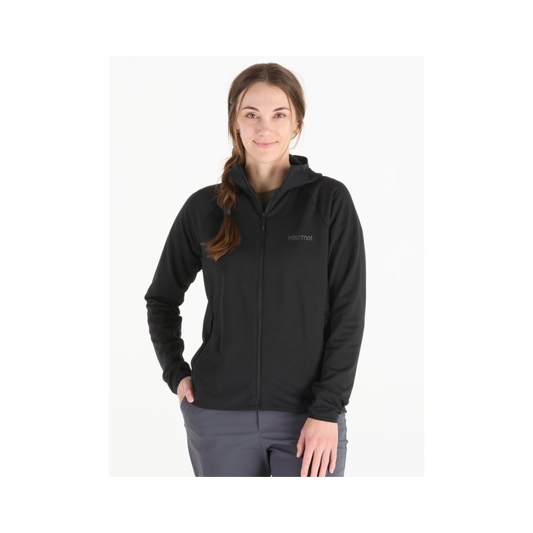 Marmot Wm's Leconte Fleece Hoody Black