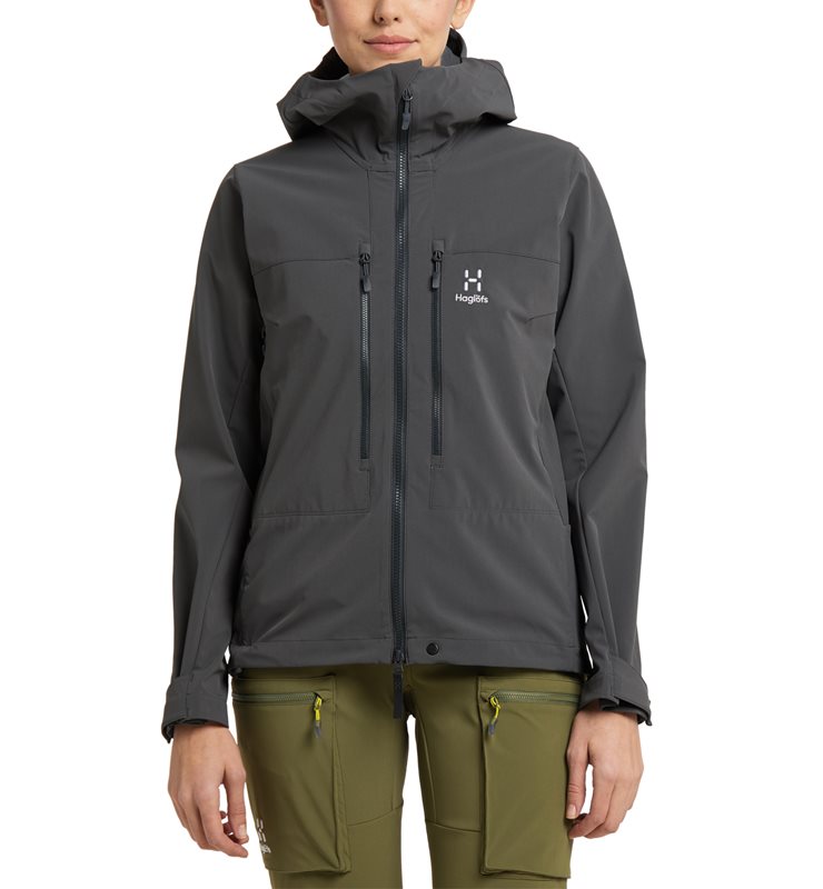 Haglöfs Roc Sight Softshell Jacket Women Magnetite