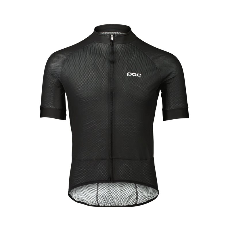 POC M’s Essential Road Logo Jersey Uranium Black/Hydrogen White