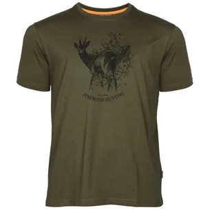 Pinewood Roe Deer T-shirt Olive