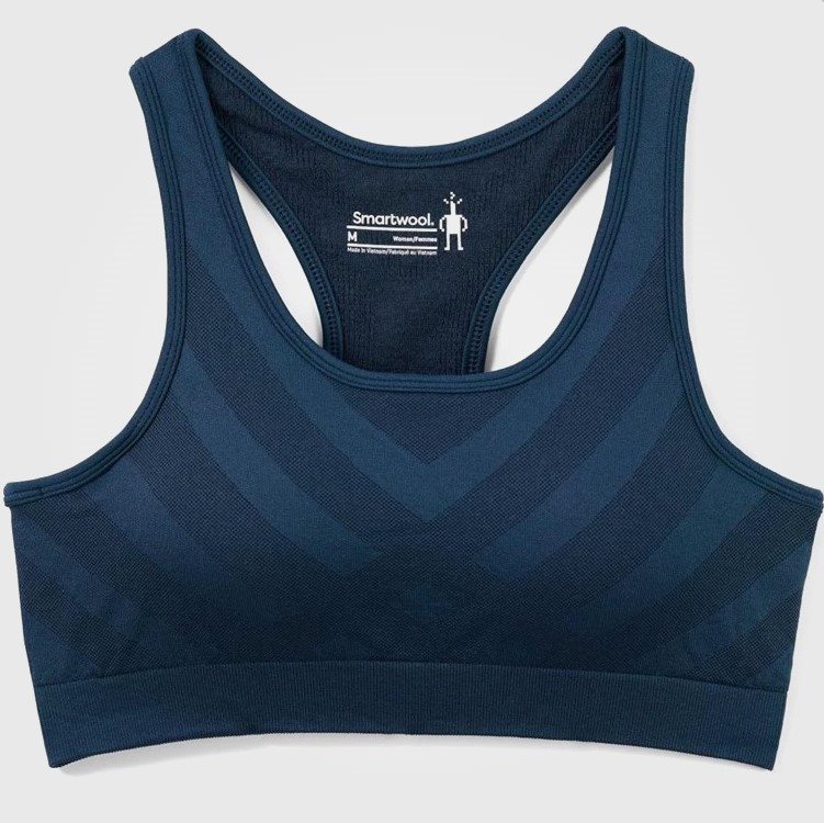Smartwool Merino Sport Seamless Racerback Bra Twilight Blue Twilight Blue XS