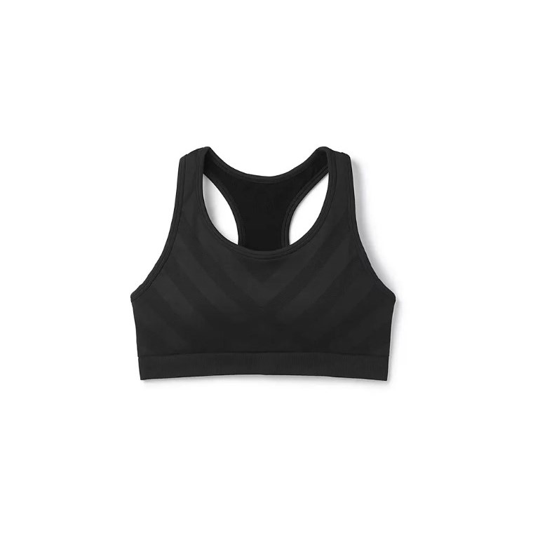 Smartwool Merino Sport Seamless Racerback Bra Black