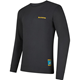 La Sportiva Climbing on the Moon Sweatshirt M Carbon/Giallo