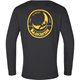 La Sportiva Climbing on the Moon Sweatshirt M Carbon/Giallo