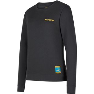 La Sportiva Climbing on the Moon Sweatshirt W Carbon/Giallo