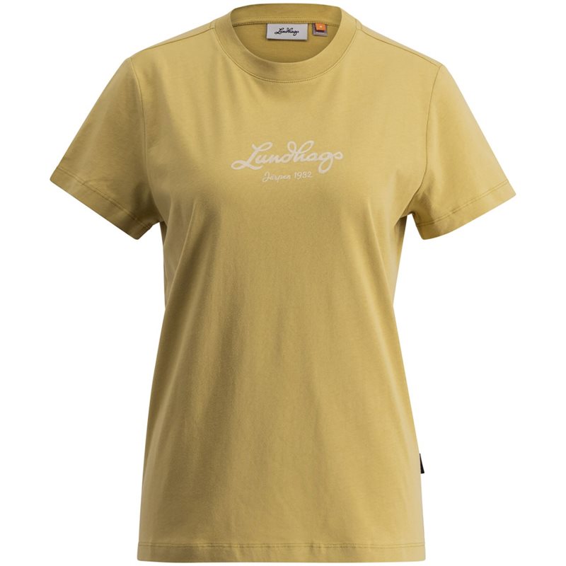 Lundhags Järpen Logo T-shirt W Straw Straw XS
