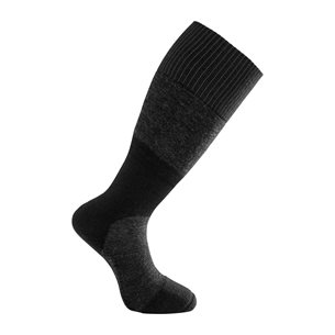 Woolpower Skilled 400 Knee High Socks Black/Dark Grey