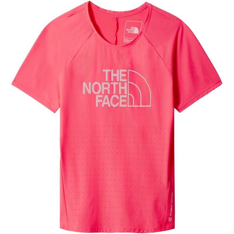 The North Face Flight Weightless S/S Shirt Brilliant Coral Brilliant Coral S
