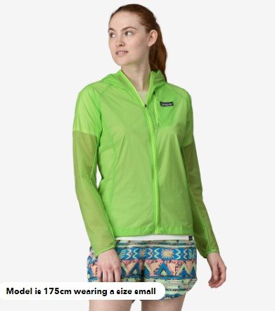 Patagonia W's Houdini Jkt Salamander Green