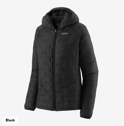 Patagonia W’s Micro Puff Hoodyen Black