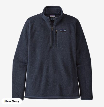 Patagonia M’s Better Sweater 1/4 Zip New Navy