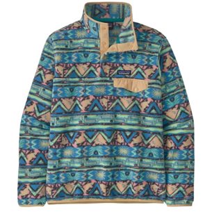 Patagonia W's LW Synch Snap-TP/Omen High Hopes Geo/Salamander Green