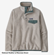 Patagonia W's LW Synch Snap-TP/Omen Oatmeal Heather W/Nouveau Green