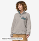 Patagonia W's LW Synch Snap-T P/O Oatmeal Heather W/Nouveau Green