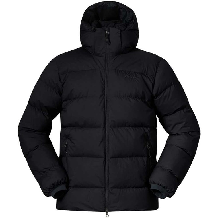 Köp Bergans Lava Warm Down Jacket w/Hood Men Black - OutdoorExperten