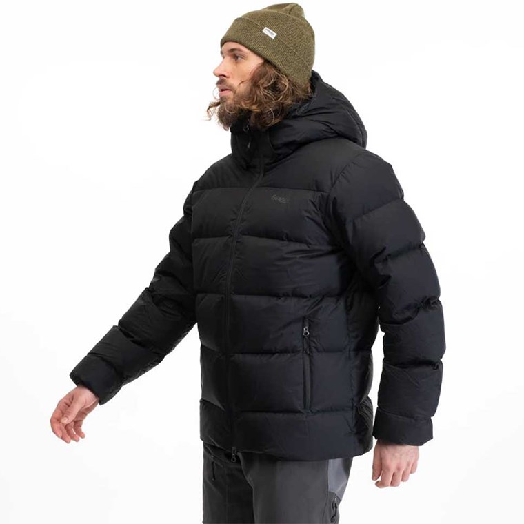 Köp Bergans Lava Warm Down Jacket w/Hood Men Black - OutdoorExperten