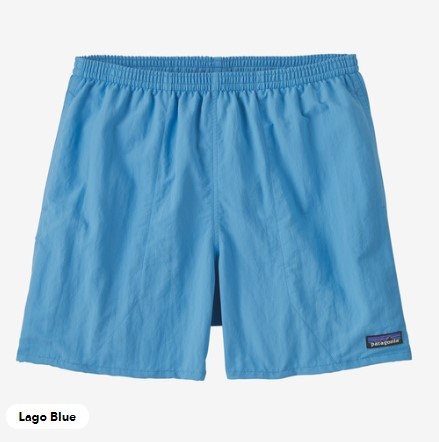 Patagonia M’s Baggies Shorts – 5 in. Lago Blue