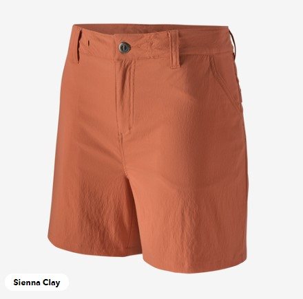 Patagonia W’s Quandary Shorts- 5 in. Sienna Clay
