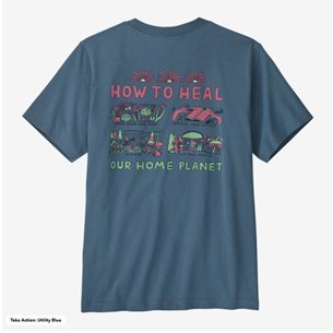 Patagonia K's Graphic T-Shirt Take Action: Utility Blue