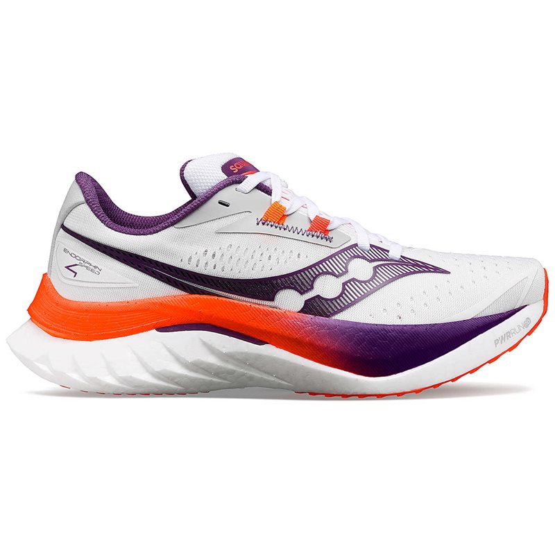 Saucony Endorphin Speed 4 Womens White/Violet