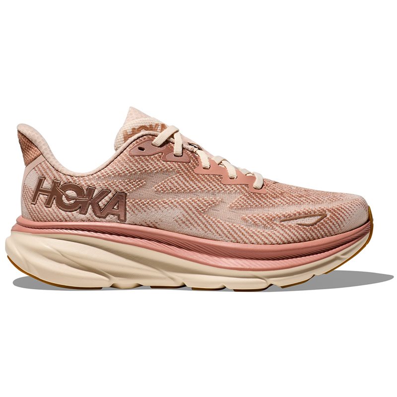 Hoka W Clifton 9 Sandstorm/Cream