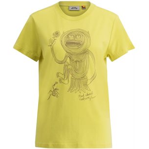 Lundhags Järpen Printed T-Shirt W Pale Lemon