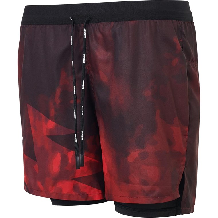 USWE Dimma Trail Running Shorts Women Flame Red