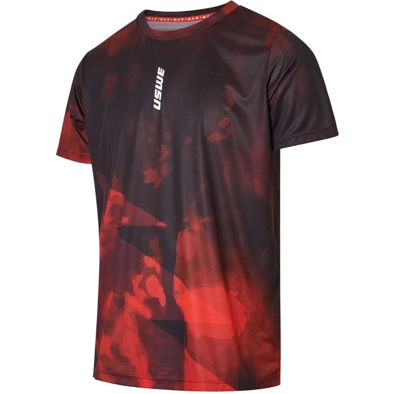USWE Dimma Trail Running SS Tee Flame Red Flame Red XS