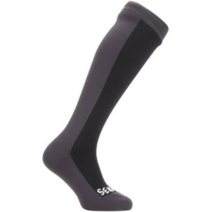Sealskinz Waterproof Cold Weather Knee Socks Black/Grey