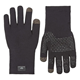 Sealskinz Waterproof All Weather Ultra Grip Knitted Gloves Black