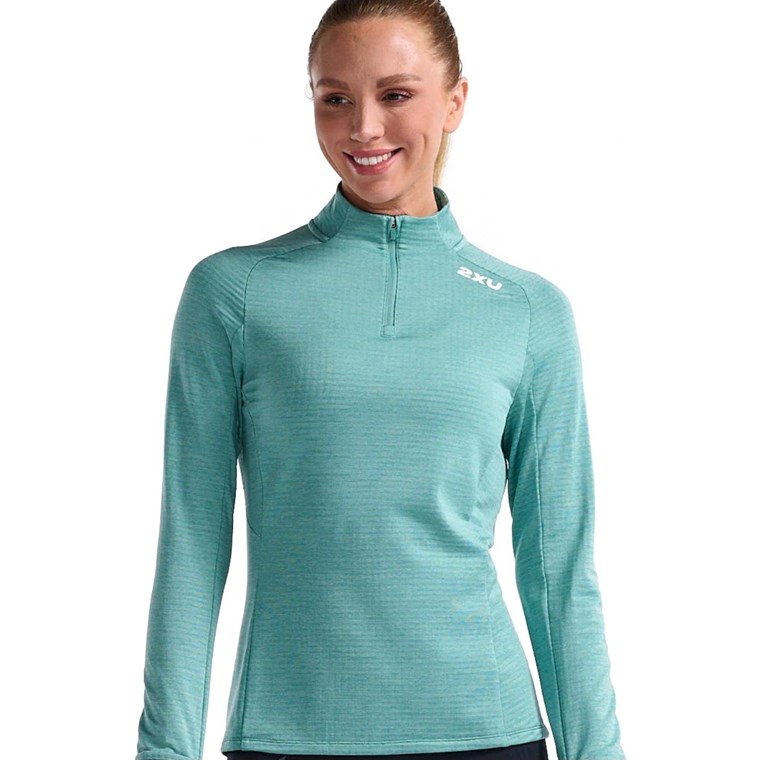 2XU Ignition 1/4 Zip Women Raft/White Reflective