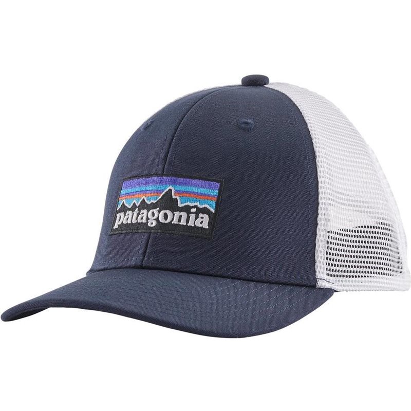 Patagonia K’s Trucker Hat P-6 Logo: Navy Blue