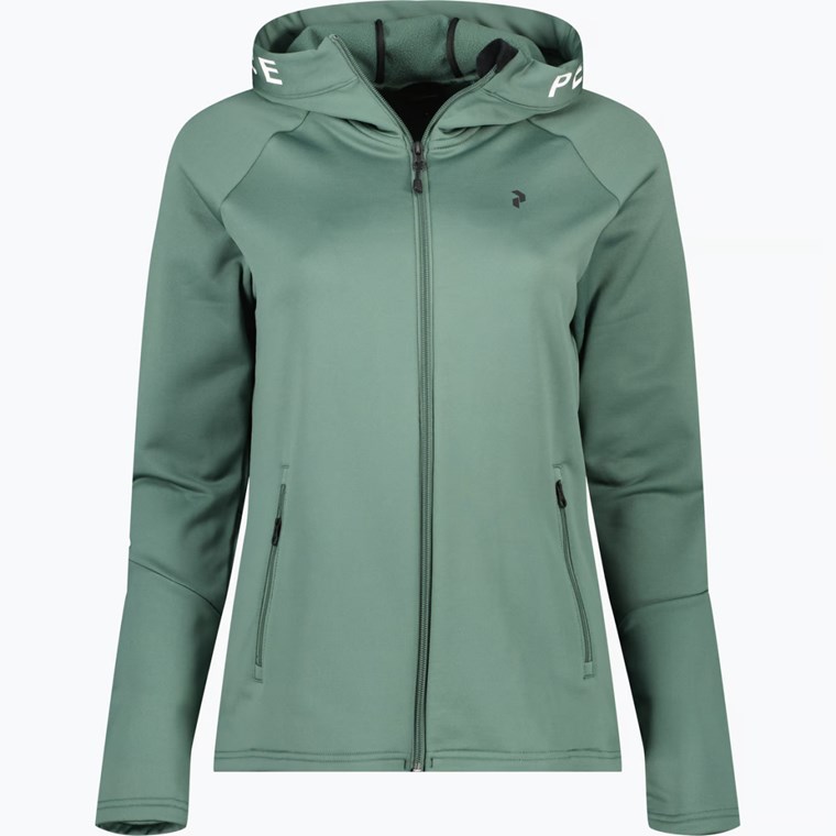 Peak Performance W Rider Mid Zip Hood Alpine Tundra