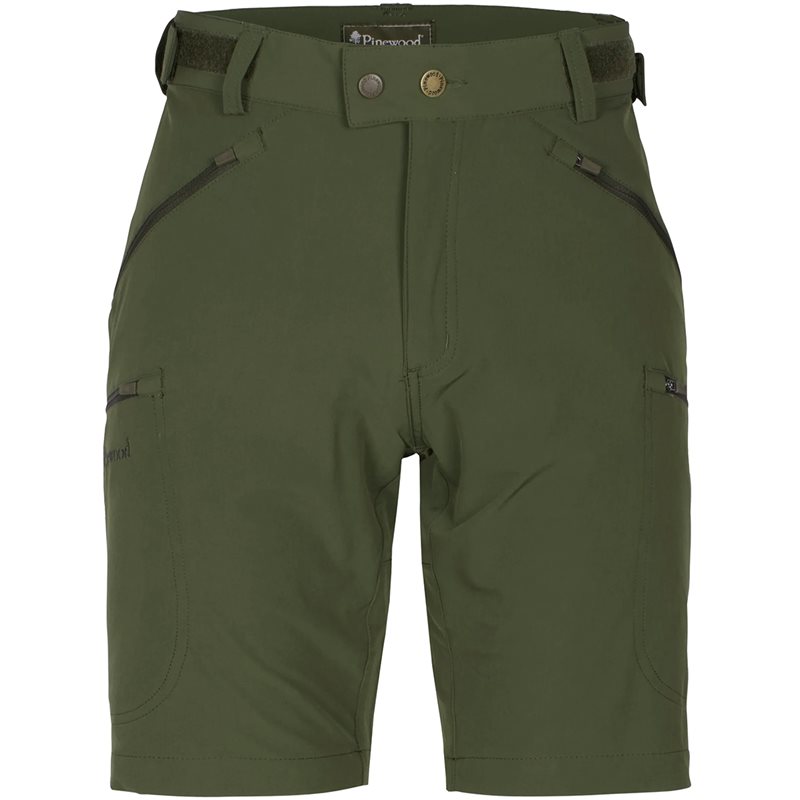 Pinewood Abisko Light Stretch Shorts Moss Green