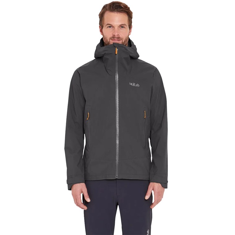 Rab Downpour Light Jacket Anthracite